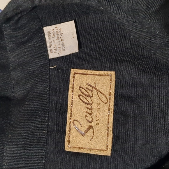 Scully Men's Black Legends Gunfighter Long Sleeve Western Shirt size Large - Picture 7 of 10